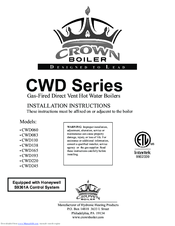 Crown Boiler CWD060 Installation Instructions Manual