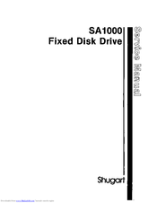 Shugart SA1000 Service Manual