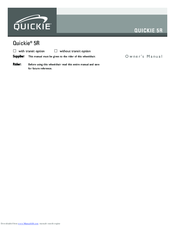 Quickie 5R Owner's Manual