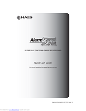 Haes Alarm Sense Plus Quick Start Manual