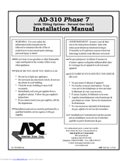 Adc AD-310 Installation Manual