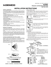 Ademco 4278EX Installation Instructions Manual