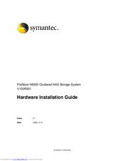 Symantec FileStore N8300 Hardware Installation Manual