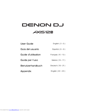 Denon Axis 12S User Manual