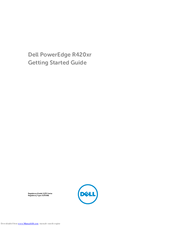 Dell PowerEdge R420xr Getting Started Manual