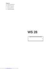 Gaggenau WS 28 Instructions For Use Manual