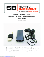 SB SB-VX0188 Instruction Manual