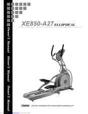 Spirit XE850-A27 Owner's Manual
