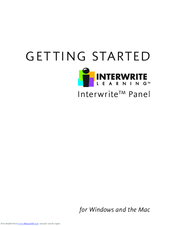 Interwrite Learning Interwrite Board Getting Started