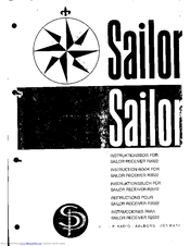Sailor R2022 Instruction Book