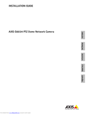 Axis Q6034 PTZ Installation Manual