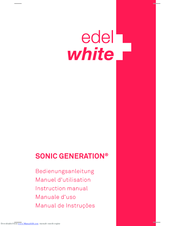 edel+white Sonic Generation Instruction Manual