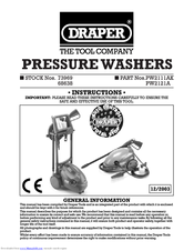 Draper PW2111AK Instructions Manual