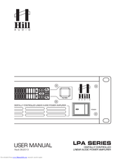 Hill Audio LPA SERIES User Manual