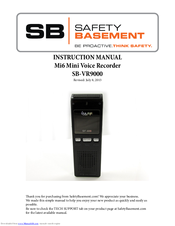 SB SB-VR9000 Instruction Manual