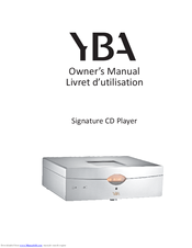 YBA DESIGN Signature Owner's Manual