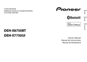 Pioneer DEH-X8750BT Owner's Manual