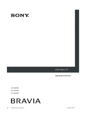 Sony Bravia KLV-46Z550A Operating Instructions Manual