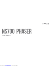 NOCS NS700 Phaser User Manual