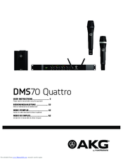 AKG DMS 70 Quattro User Instructions