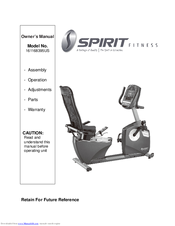 Spirit 161168395US Owner's Manual