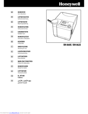 Honeywell BH-860E User Instructions