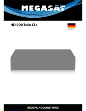 Megasat HD 900 Twin CI+ User Manual