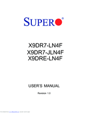 Supero X9DR7-LN4F User Manual