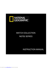 National Geographic NG752 SERIES Instruction Manual