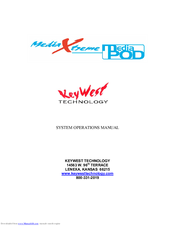 KeyWest Technology Media Pod Operation Manual
