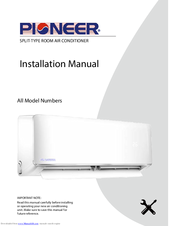 Pioneer WAS series Installation Manual
