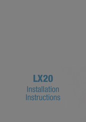 Evacom LX20 Installation Instructions Manual