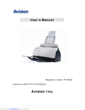 Avision FF-0608S User Manual