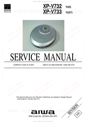 Aiwa XP-V733 Service Manual