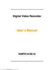 Eyemax WMPR 16 User Manual