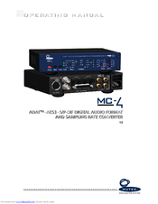 Mutec MC-4 Operating Manual