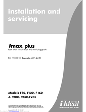 IDEAL imax plus F200 Installation And Servicing