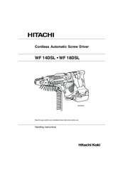 Hitachi WF 18DSL Handling Instructions Manual