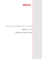 4IPNET EAP747 Quick Installation Manual