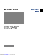 Basler BIP-1000c Installation Manual