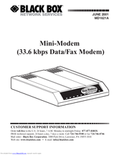 Black Box MD1621A User Manual