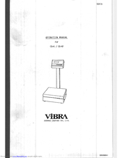 Vibra CG-K Operation Manual