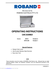 ROBAND CW10 Operating Instructions Manual