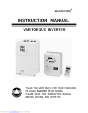 AdleePower AP2G5-150 Instruction Manual