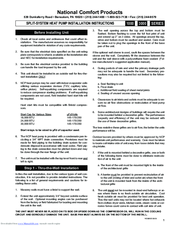 NCP NCHP-030 Installation Instructions Manual