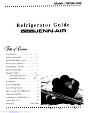 Jenn-Air JTB2688 Use & Care Manual