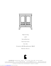 Charnwood COUNTRY 8B WOODBURNER MkII Operating And Installation Instructions