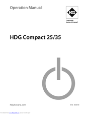 HDG Compact 25 Operation Manual