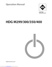 HDG M350 Operation Manual