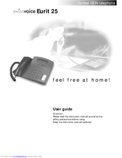 Swissvoice Eurit 25 User Manual